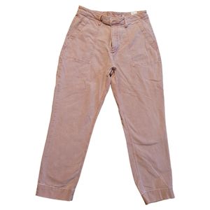 Old Navy Sky High Straight Dusty Birch (Pink) Adjustable Waist Size 8